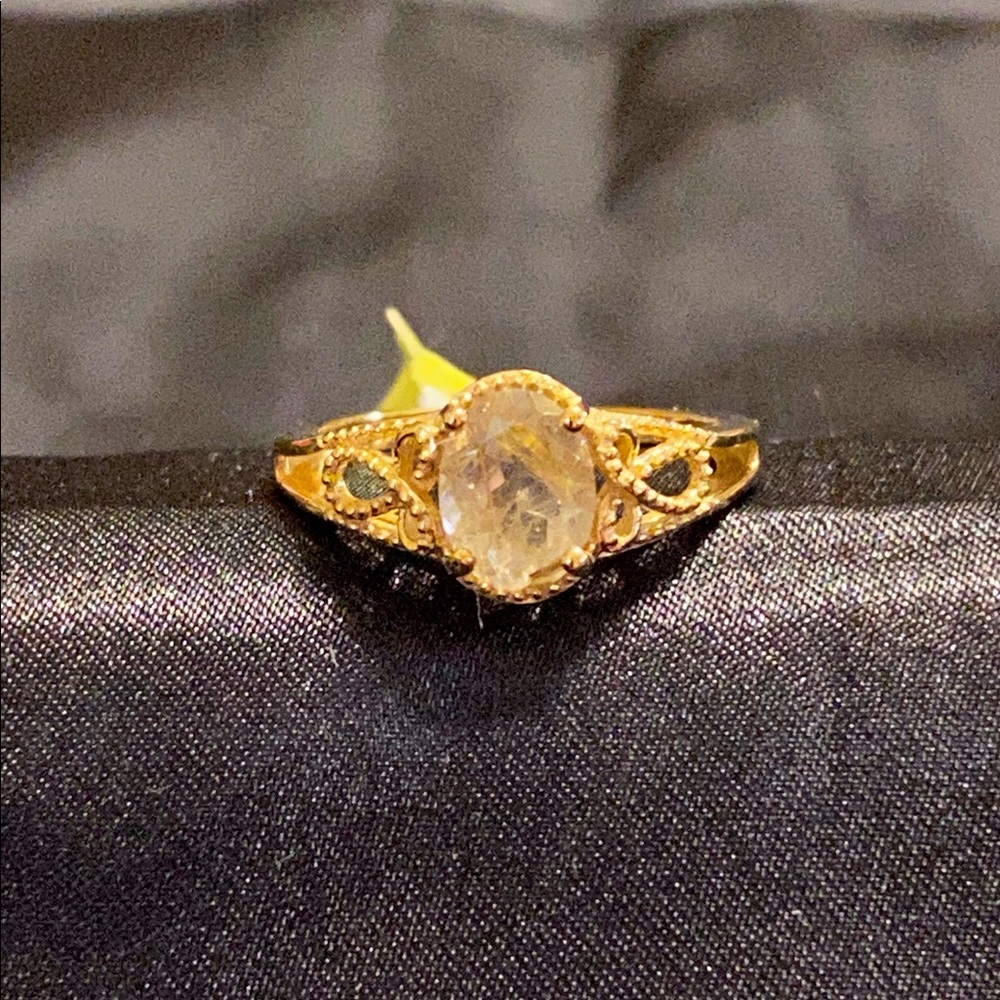 Rutilated Quartz Ring